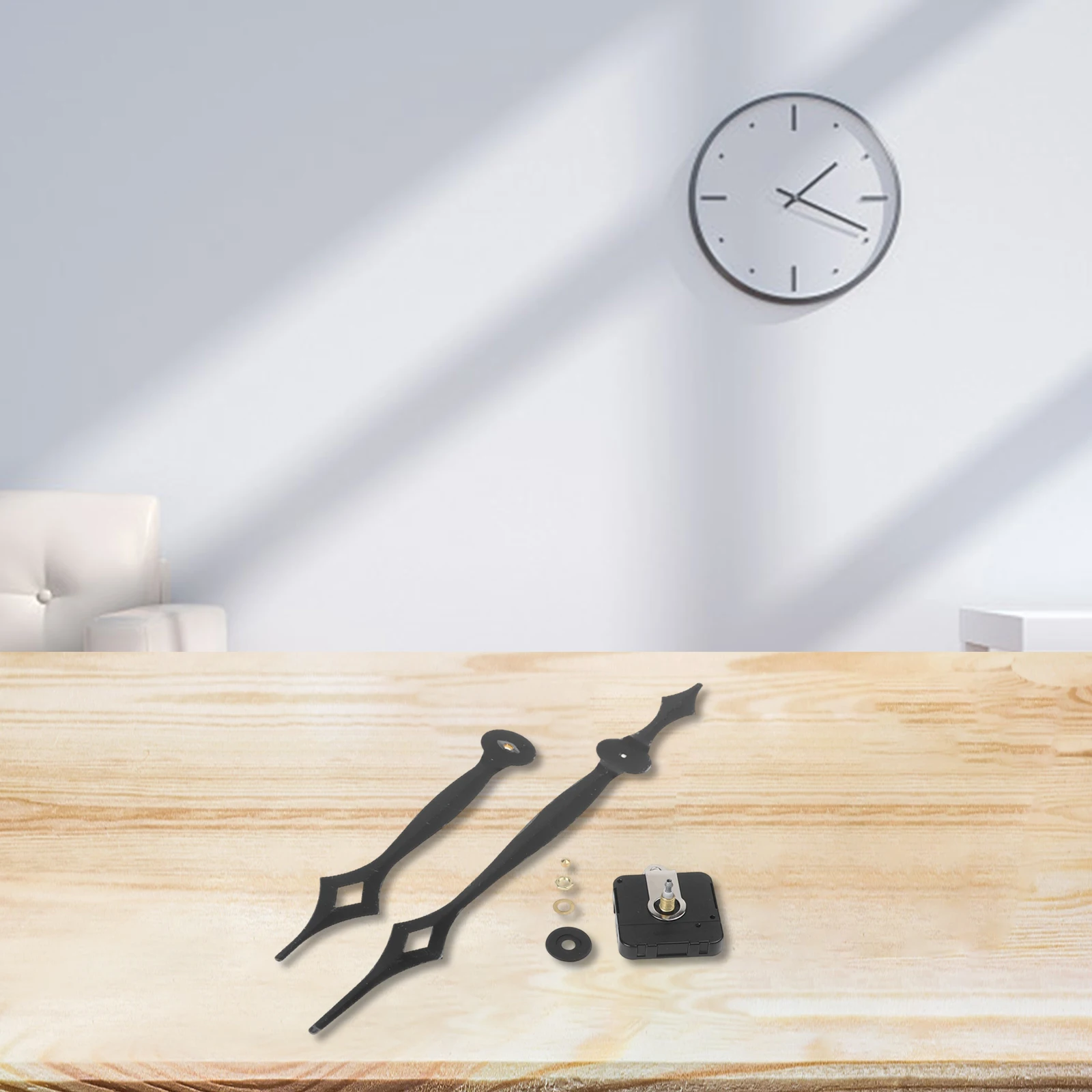 Clock Parts Kit DIY Clock Movement DIY Clock Making Accurate Timekeeping Essential Clock Replacement Hassle-Free Setup