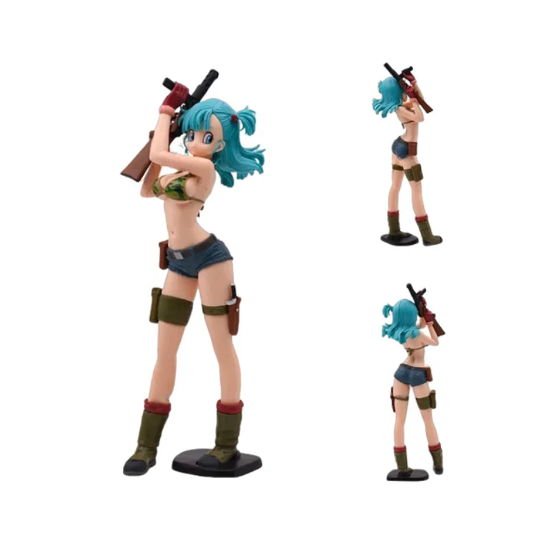 Kawaii DBZ Bunny Girl Bulma Buruma Videl Lunchi Lunch Chichi Android 18 Lazuli Glitter & Glamours Action Anime Figure Model Toys
