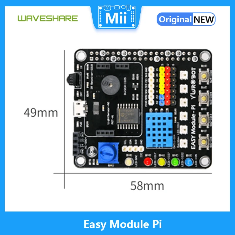 Raspberry Pi 4B all-in-one expansion board easy module pi with OLED sensor module DHT11 for 4B/3B