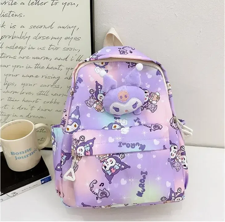 Kindergarten  Kuromi Backpack Snoopy Girls School Bags/ Kawai Cartoon Kids Satchel School Stationery Gifts