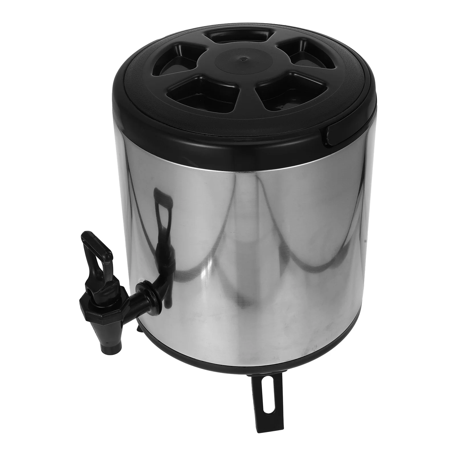 

304 Stainless Steel Insulated Beverage Dispenser Double Layer 6L Capacity Hot Cold Drinks Commercial Catering Use