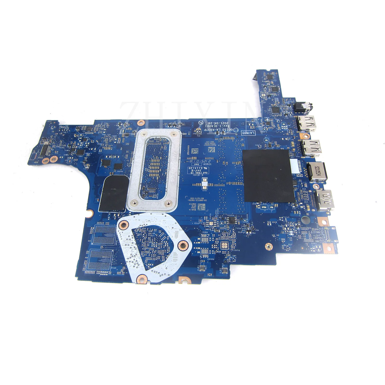 Imagem -03 - Placa-mãe Ddr4 para Dell Inspiron 3505 com r3 r5 r7 Cpu Amd Teste Completo Teste Completo