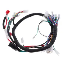 Motorcycle Cable Wiring Harness Full Vehicle Line Assembly for ATV Quad Scooter Electrics Wire Lgnition Line Moto Accessories