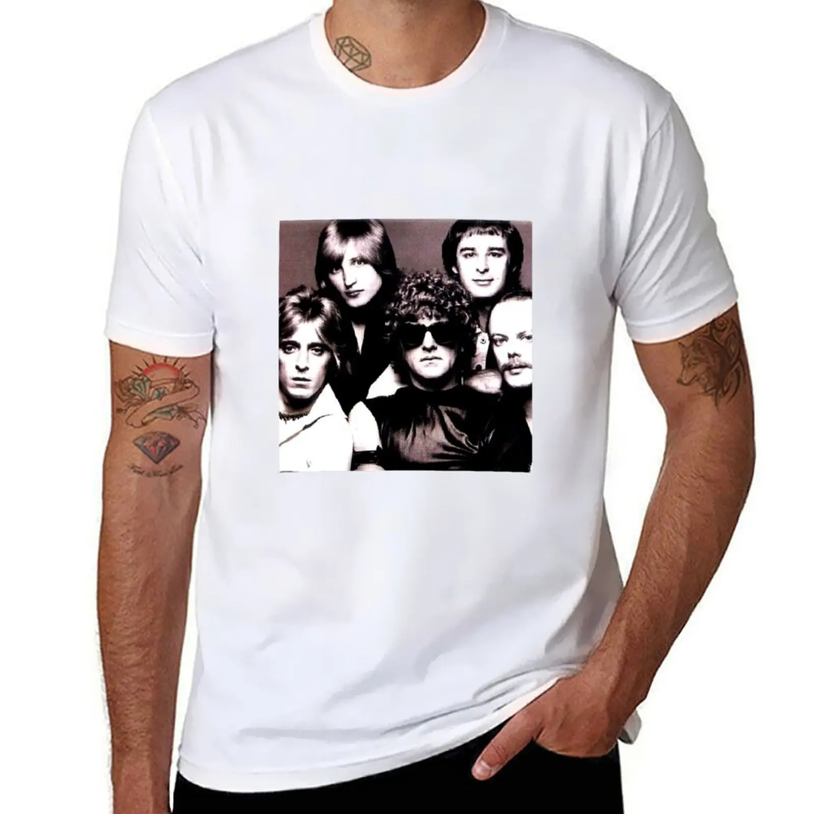 

Mott The Hoople'74 tour kel6 2019 T-Shirt mens graphic t shirts t shirts for man cotton T-Shirt