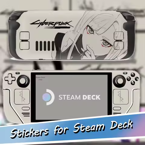 Stickers For Steam Deck- Easy to Apply &amp; Remove No Residue Colorful HD Anime Cute Cartoon Decals for Steam Deck Handheld Console