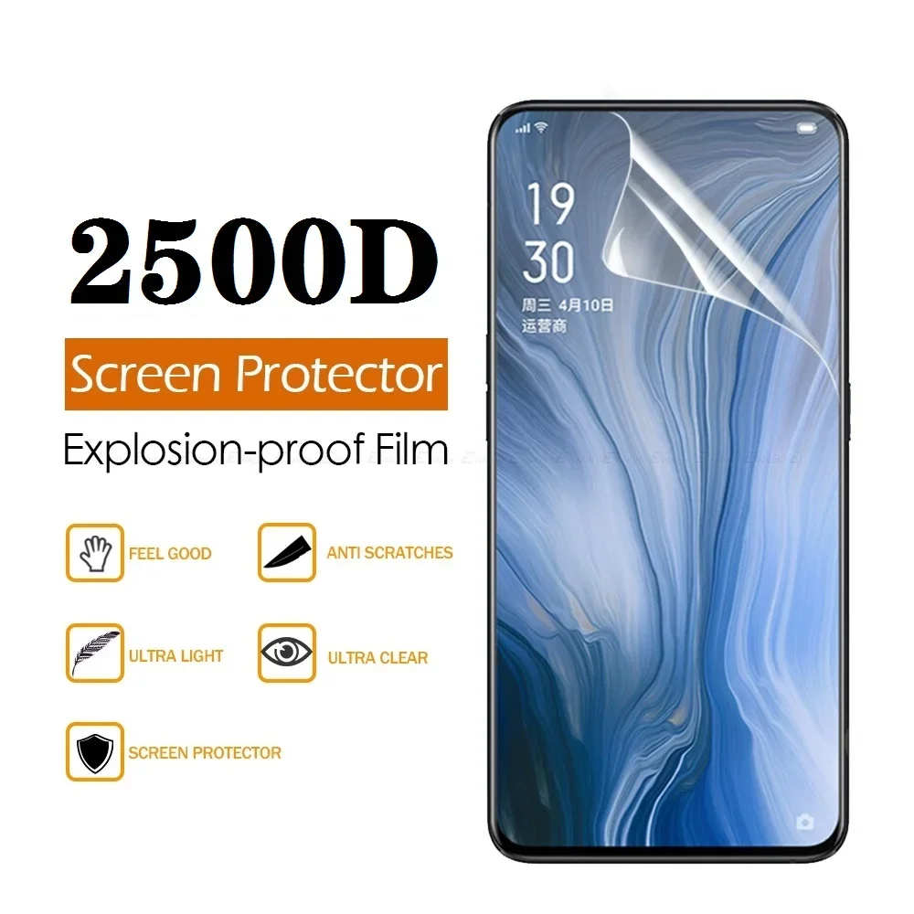 3-5Pcs Hydrogel Film For Oppo Reno 10 5G Reno10 Pro Screen Protector