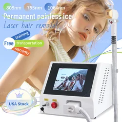 4 waves IPL Professional Diode Ice Titanium Laser Body Hair Removal Machine 2024 Portable 808 755 Alexandrite Device Permanent