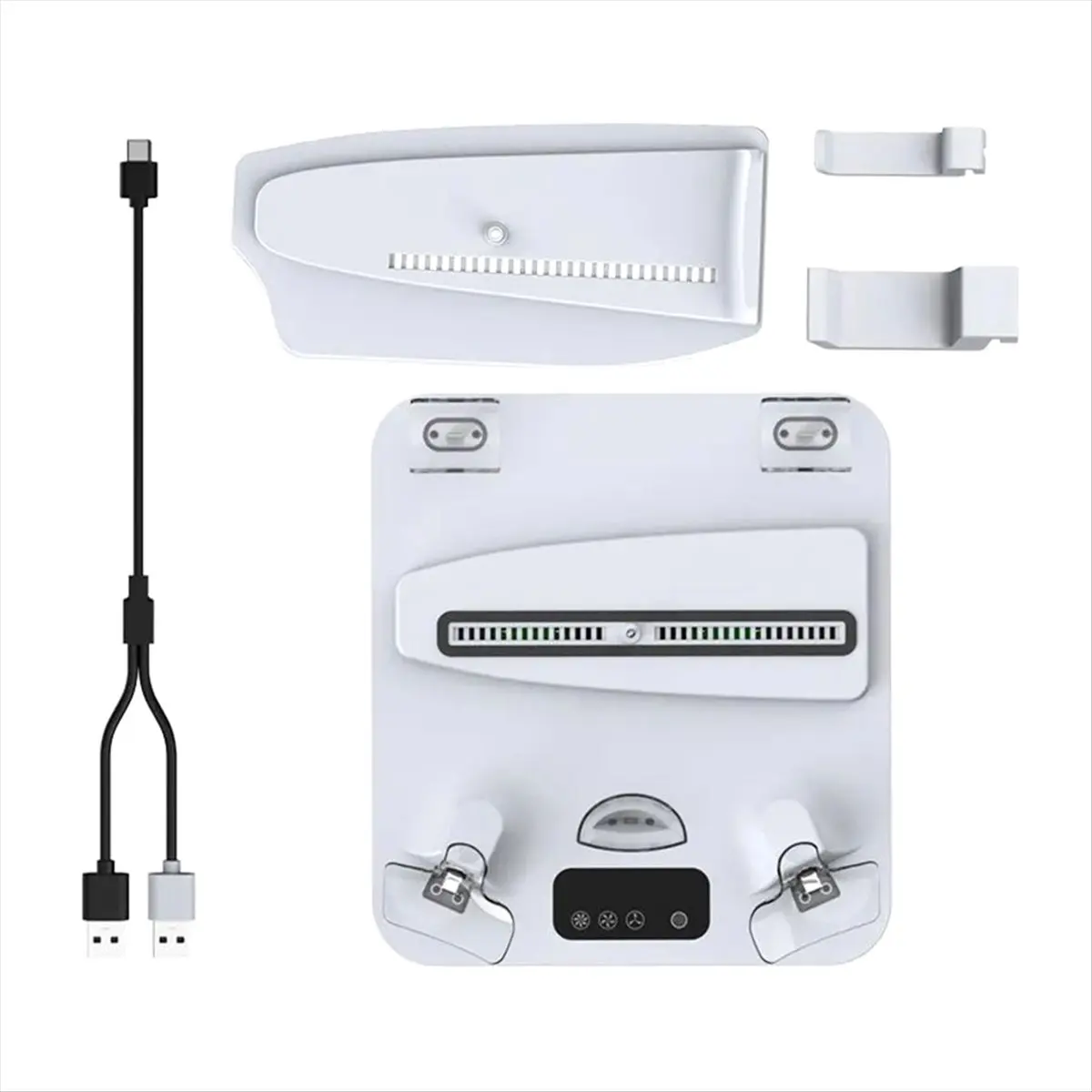 ^&*Summer sale- For Vertical Stand with Heat Sink, Charging Dock for PS5Pro/PS5Slim/ VR2 Console