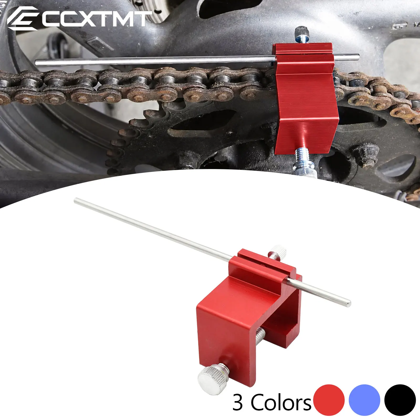 Motorcycle ATV Bike Dirt Bike Chain Alignment Tool For Honda Yamaha Kawasaki Suzuki KTM Quick Accurate Alignment Tool Universal