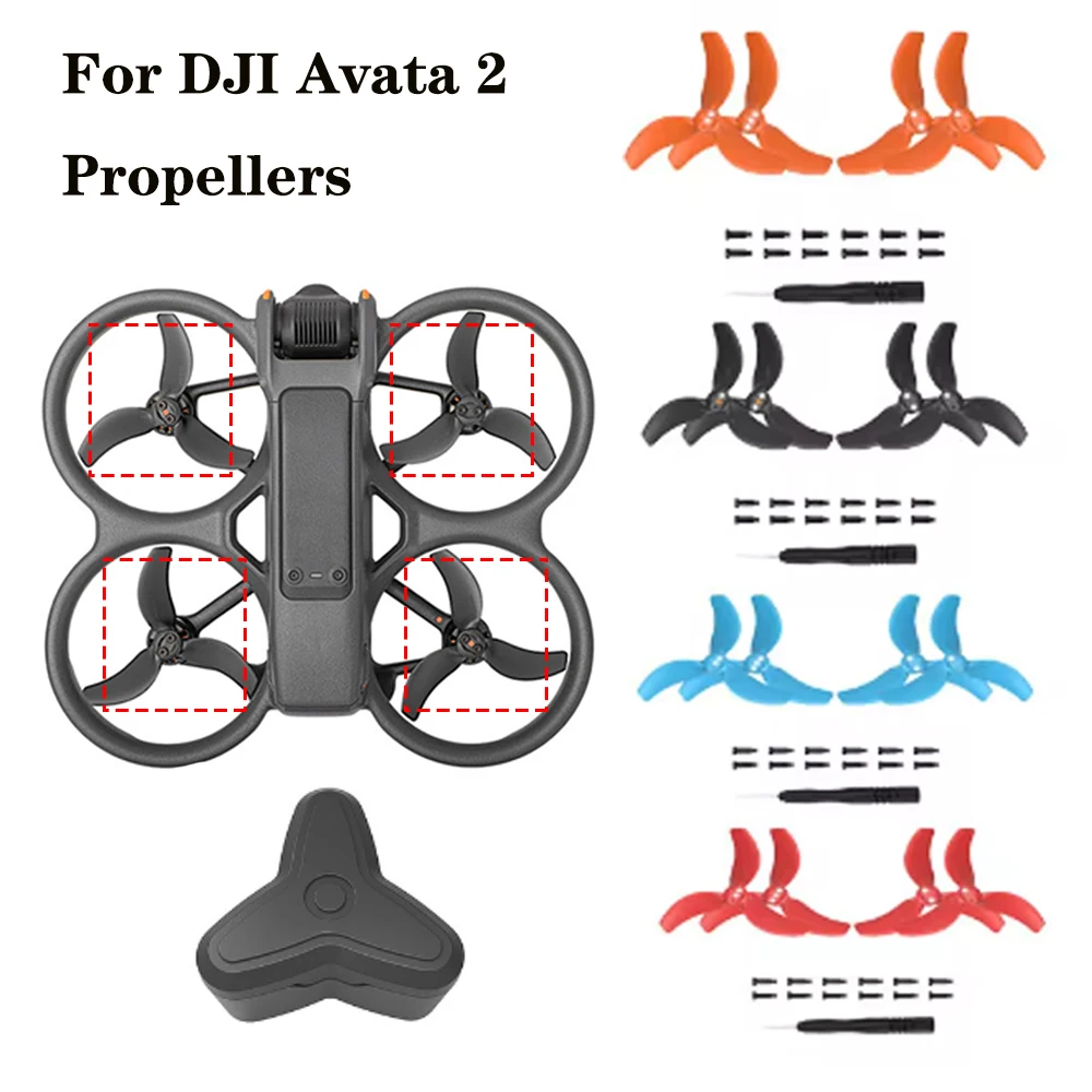 4pcs For Avata 2 Propellers 3032S Blade Propeller Replacement Weight Wing Fan Spare Parts For DJI Avata 2 Drone Accessories