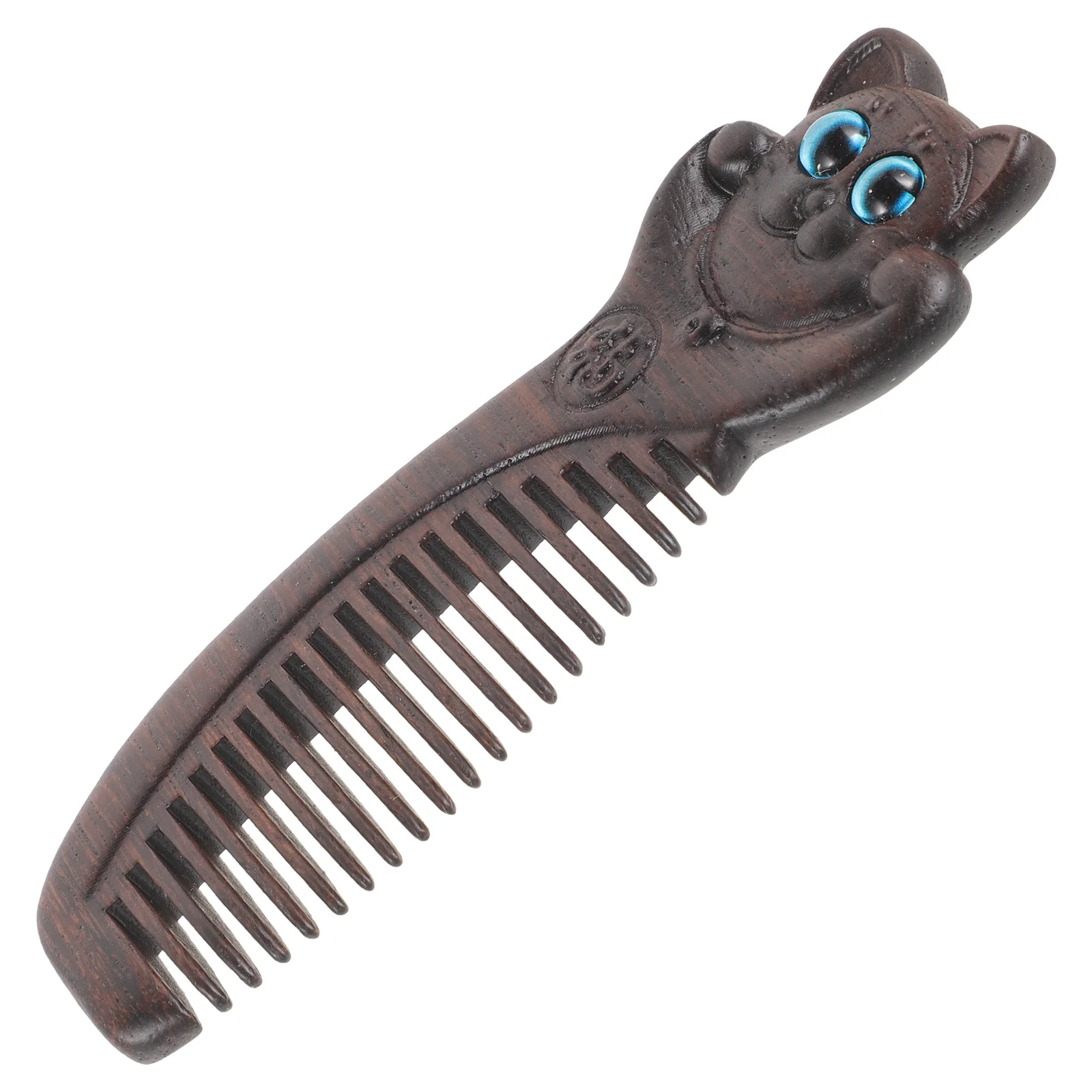 

Wide Tooth Sandalwood Wooden Comb Durable Hair Detangler No Static Scalp Massager Travel Use Wooden Comb Wood Combs