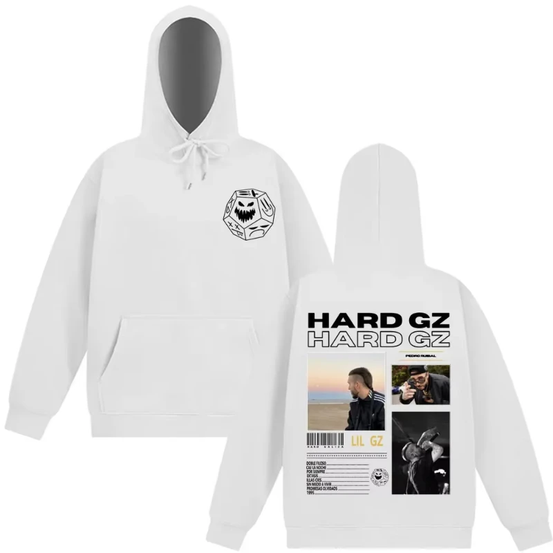 هارد GZ Tour 2025 الرجال مغني الراب هوديي العصرية الهيب هوب هوديي عالية الجودة عارضة هوديي الشارع الشهير #2