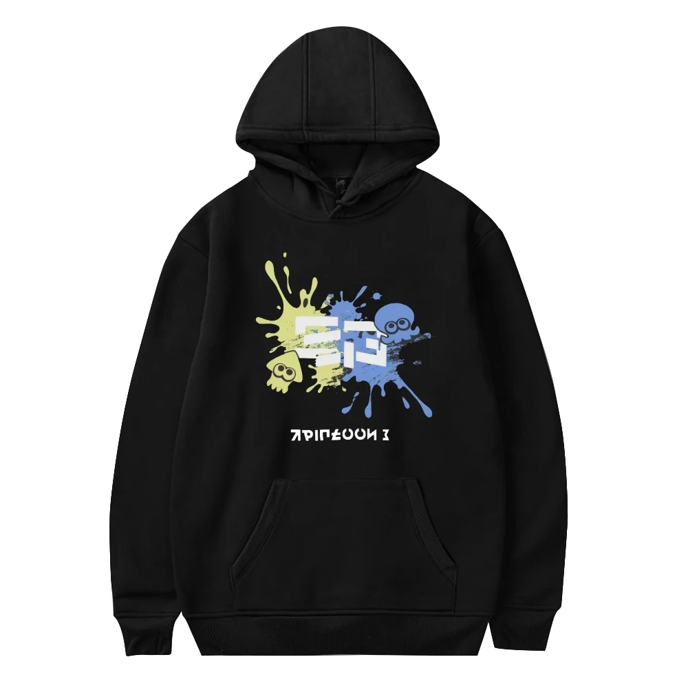 

Splatoon 3 Hoodie Unisex Long Sleeve Women Men Hooded Sweatshirt Harajuku Streetwear Shooting Game Fashion Clothes