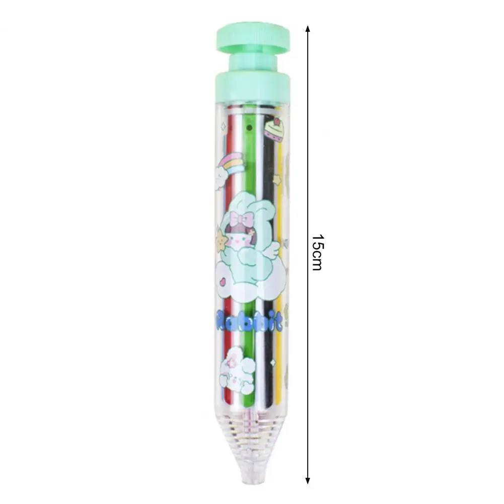 Drawing Pen 8-in-1 Rotate Multi-color Crayons Non-dirty Hand Coloring for Kids Easy Fun Art Graffiti Set