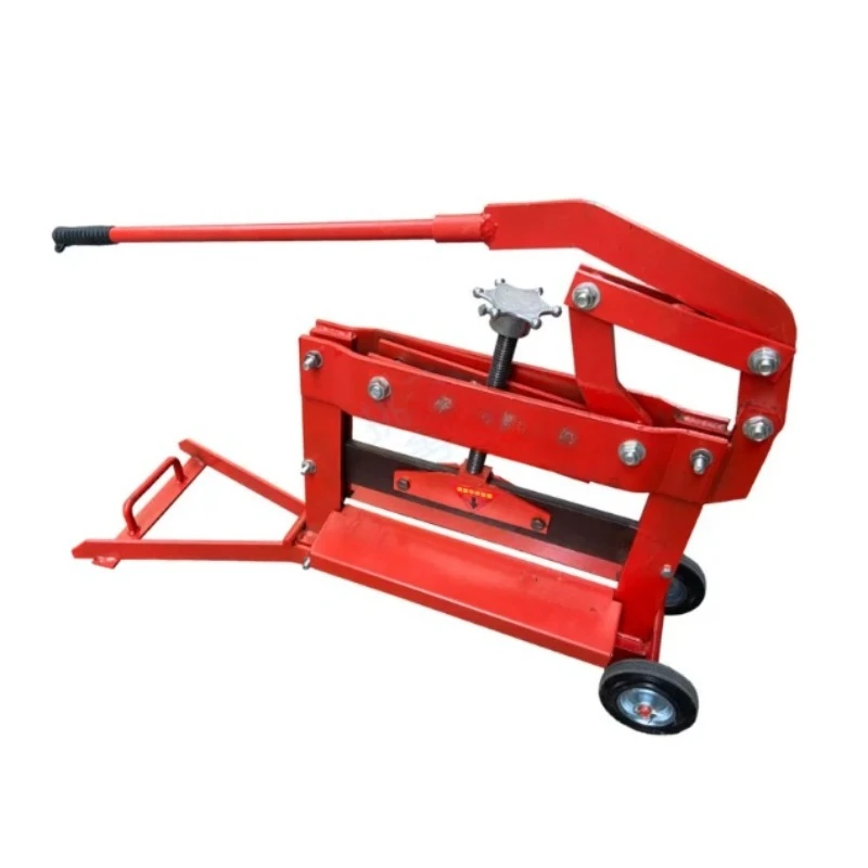 Permeable Brick Cutting Machine Manual Square Pavement Permeable Brick Machine Road Along Sidewalk Bread Brick Hand Pressure