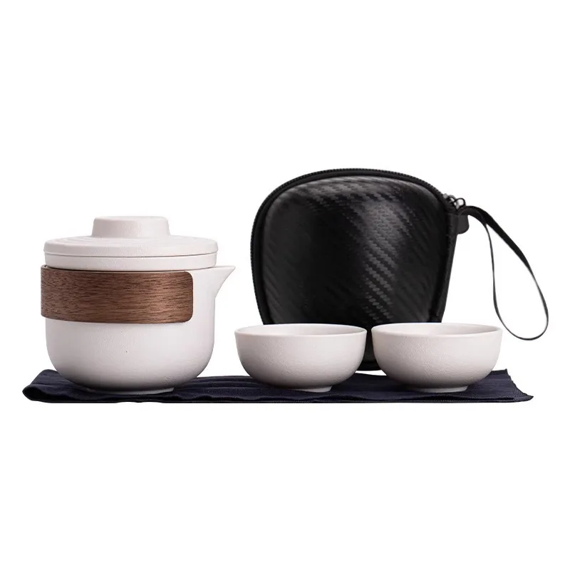 

CX Portable Travel Tea Set Outdoor Camping Portable Express Cup Household Tea Pot