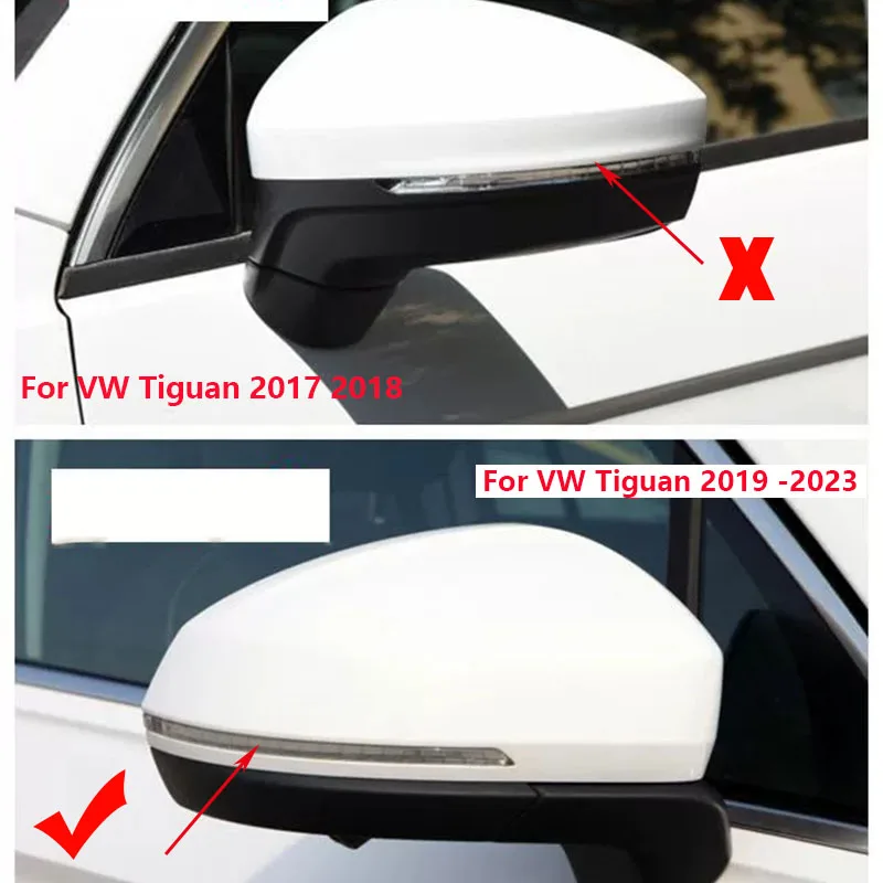 For Volkswagen VW Tiguan L Tharu Jetta VS5 2019 2020 2021 2022 2023 Rearview Mirror Cover Mirror Frame - view 6