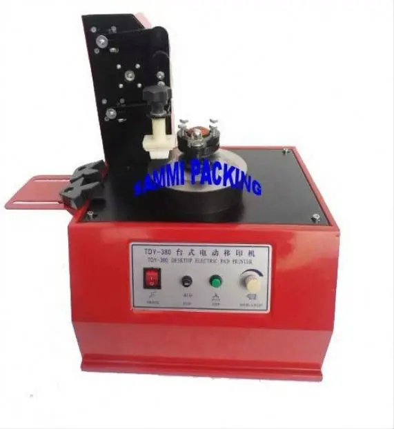 Hot sale TDY-380 Electric pad printing machine for bottle,cap,cup,can,pen