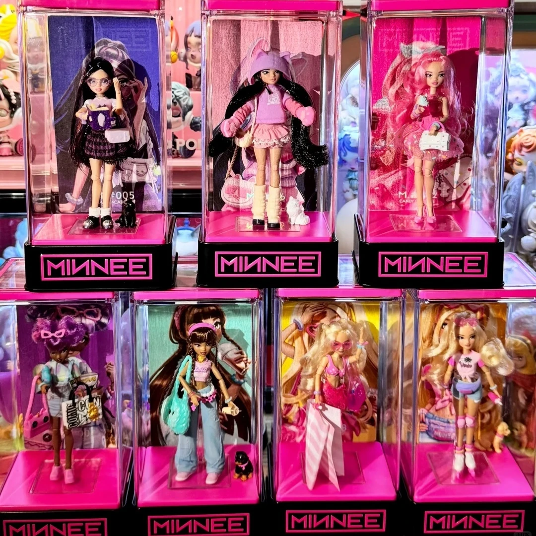 Zuru Minnee Mini bewegliche Modepuppe, Sammlerstück, Blindbox, neuseeländischer Stil, Überraschungsspielzeug für Modeliebhaber und erwachsene Sammler