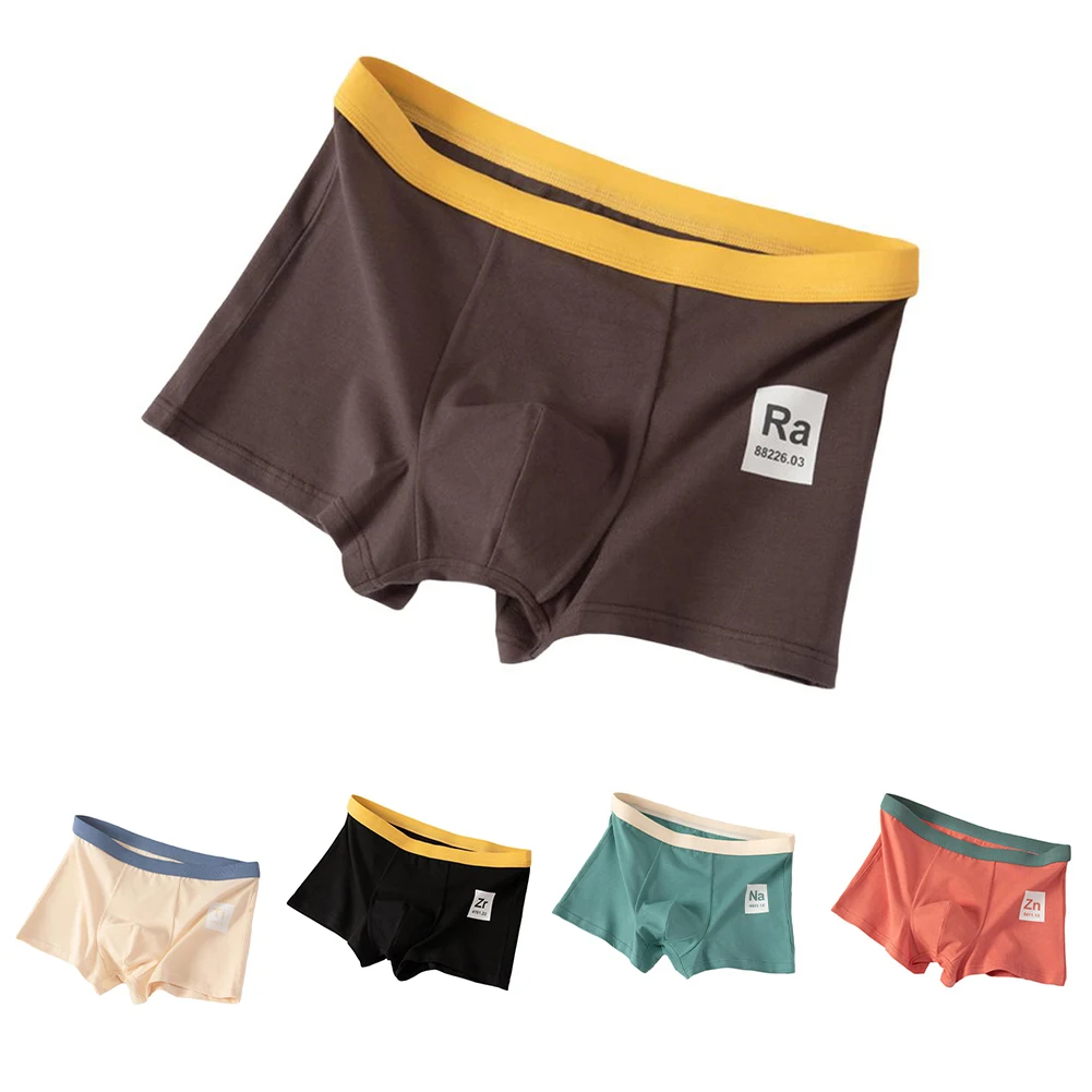 Gym Use Red Cotton Boxershorts Sexy Printed Trunk Underwear Boxers Breathable Trunks 95 Cotton Material Available Sizes L-3XL