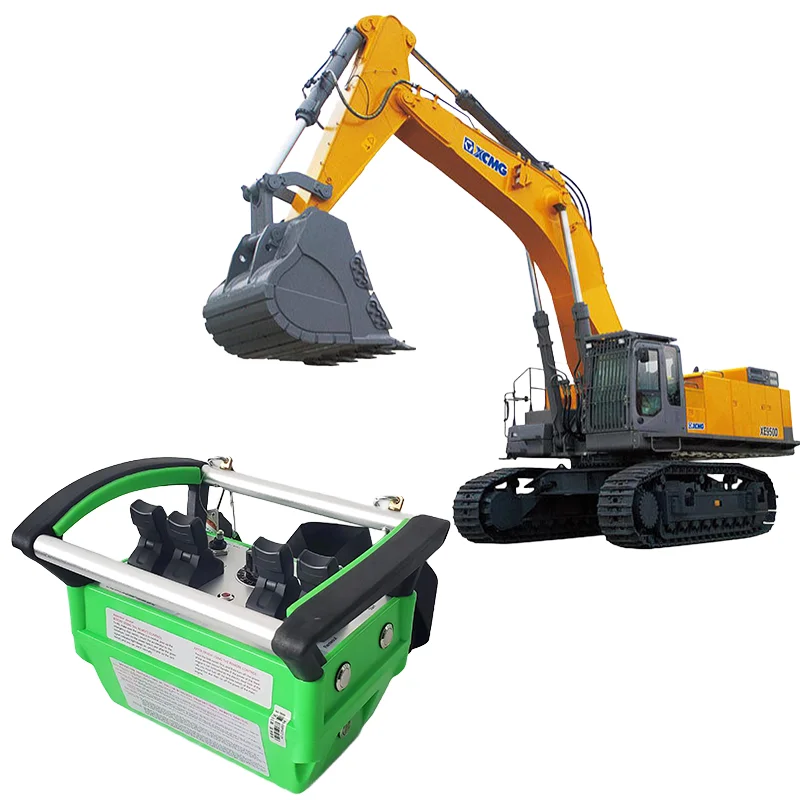 Hot Sell 4 Joystick Hydraulic Valve Wireless Automatic Waterproof  Shock Metal Crane Remote Control