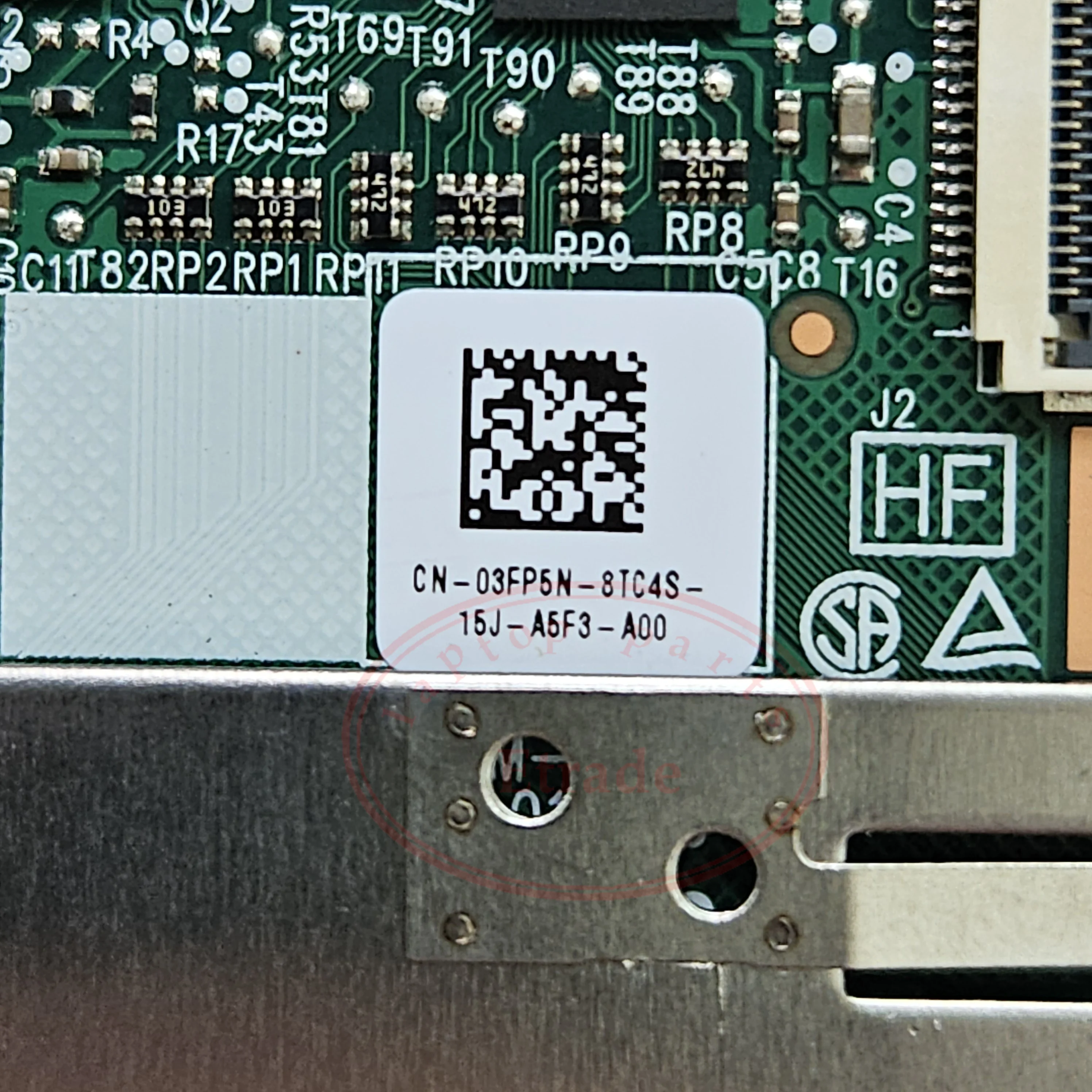 Imagem -03 - Módulo Touchpad Original com Cabo Trackpad Dell Latitude 7320 Mouse Board 03fp5n 3fp5n Novo