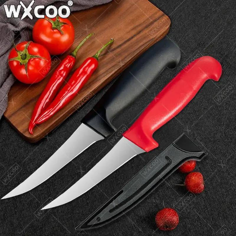 WXCOO Professional Kitchen Knives Stainless Steel Fillet Boning Knife Fruit Slicing Vegetavle Cutter Chef Knife Kitchen Supplies