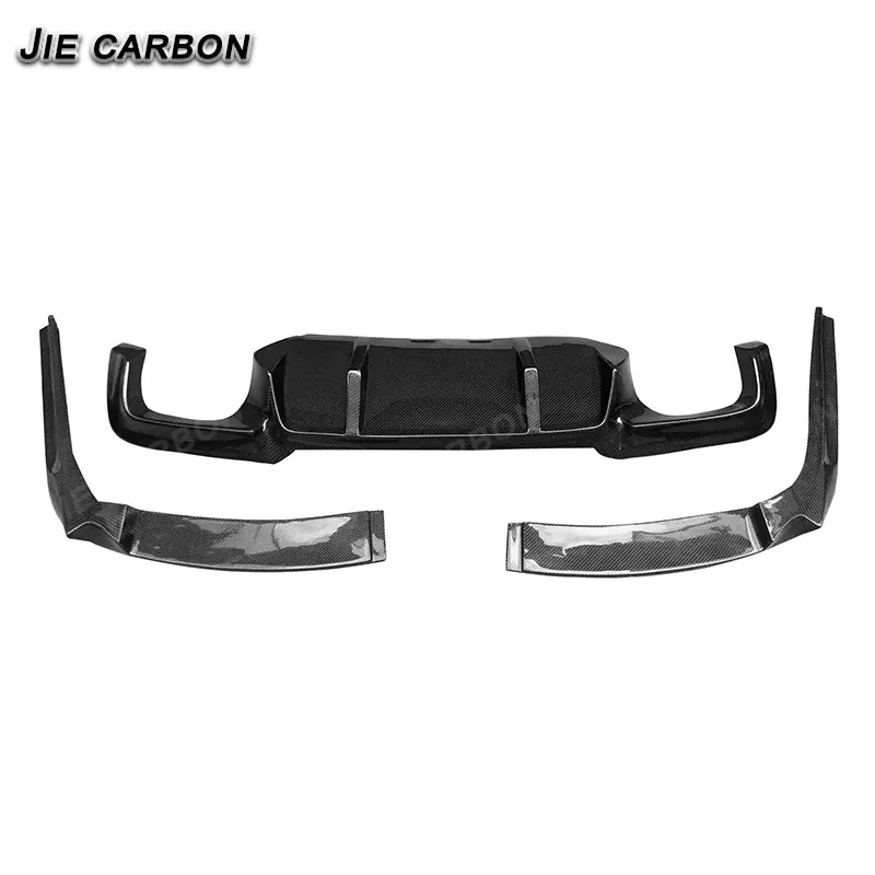 Diffusore posteriore stile PSM in fibra di carbonio per BMW Serie 5 M5 F10 F18 Paraurti posteriore Labbro sotto spoiler Splitter Kit prestazioni