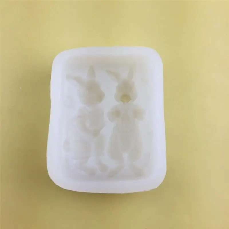 F19B Silicone-Mold Holiday Fondant Mold DIY Plaster-Soap Epoxy Mold Craft