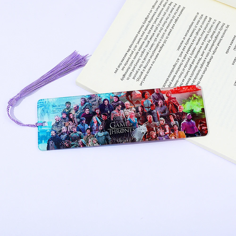 

1PCS House of The Dragon Bookmark Dragon Lovers Book Fan Page Marker Game of Thrones Themed Party Favors