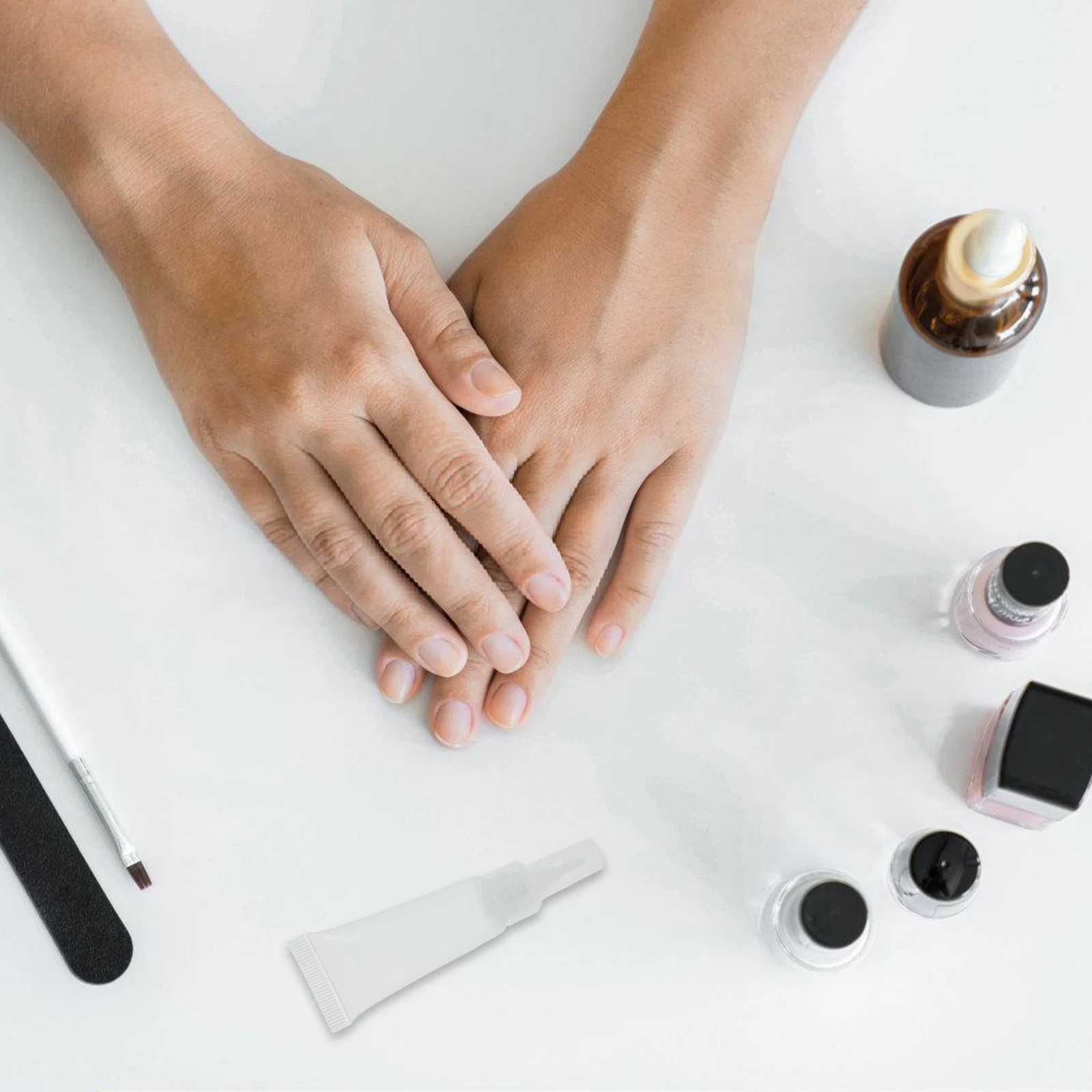 5Pcs 10Ml Empty Lip Gloss Tubes Soft Squeeze Reusable Refillable Portable Packaging for DIY Travel Size Mini Lip Balm