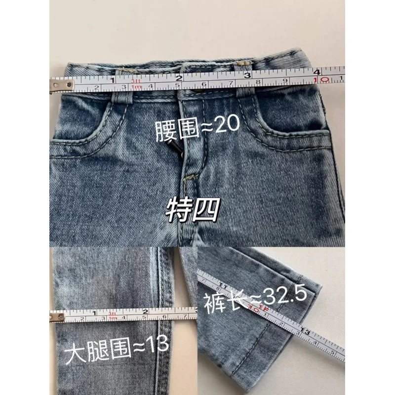 Los ropa de muñeca bjd son adecuados para accesorios de muñeca jeans ligeramente acampanados de tamaño 1/4 68 tío id75