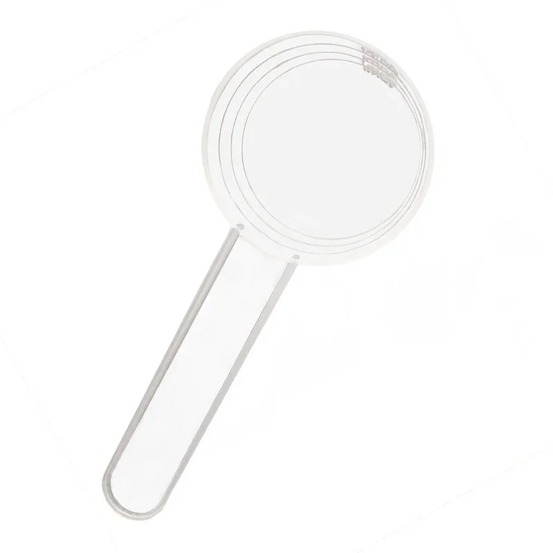 20g Spoon Individually Packaged 40ml Flat-bottomed   Measuring  with Scale Transparent Plastic