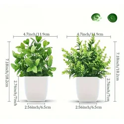Wholesale Artificial Bonsai Green Fake Plant Potted Plants Indoor and Outdoor Home Bedroom Garden Decoration Artificial Plants