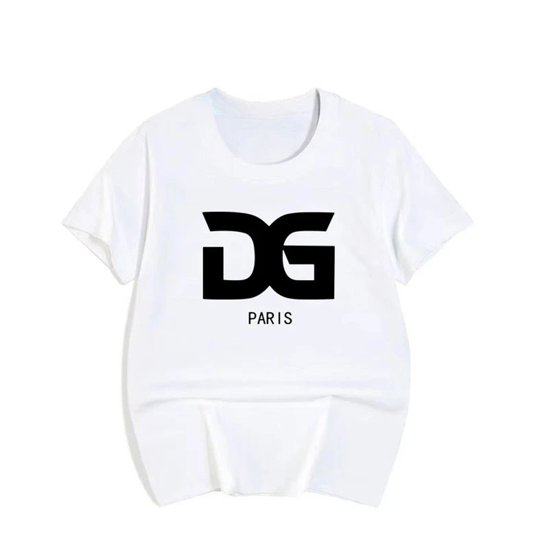 Kids Cotton T-shirt Children Fashion Letters Print T Shirt for Girl Boy O-Neck Short Sleeve Summer Baby Tops Tees Kids Clothes