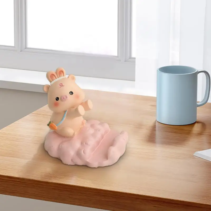 Милая подставка для телефона, мультяшный держатель для смартфона для стола, настольных смартфонов и планшетов, подставка для мобильного телефона с милыми животными для спальни