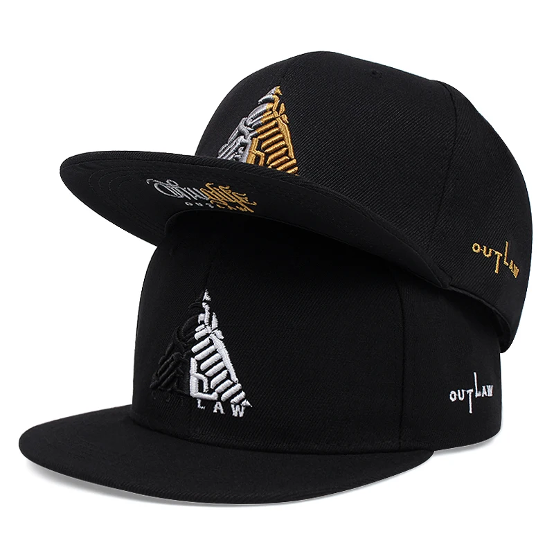 Men's Fashion Embroidered Hat Youth Hip Hop Fashion Brand Snapback Cowboy Hat Baseball Hat Sunshade Hat