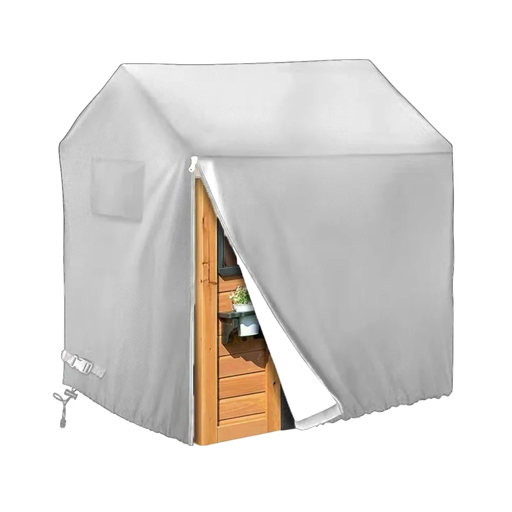 Children's Playhouse Cover Outdoor Game House Cover 210D Oxford Cloth Adjustable Drawstring Easy Storage Two Sizes Available