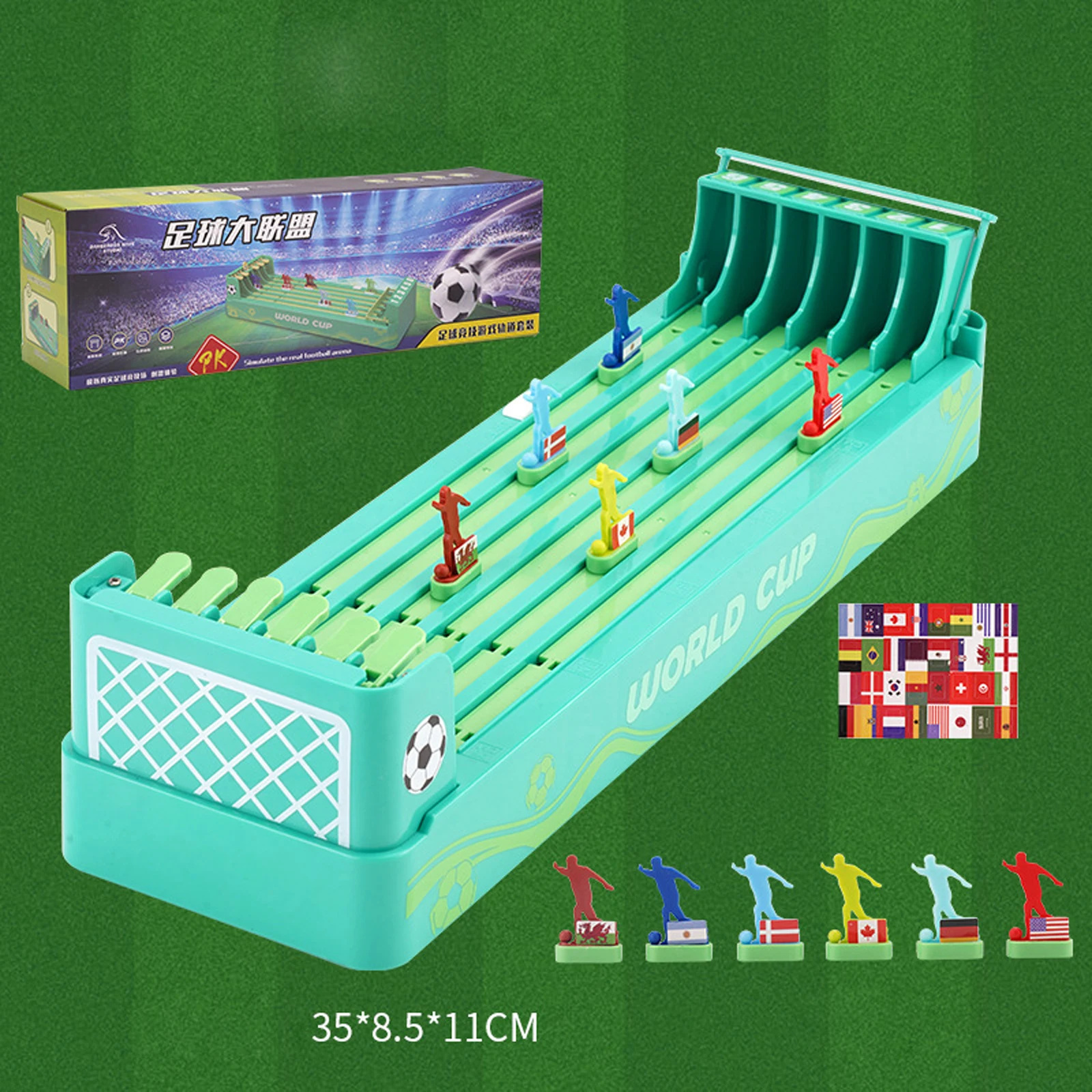 Football Soccer Pinball Playing Game Mini Desk Board Game Table Competitive Game Toy Party Playset for Kids Parent Interaction