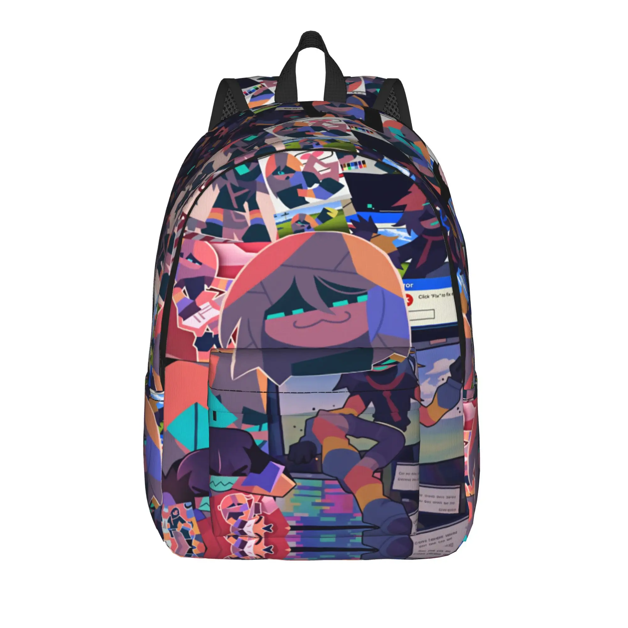 Fundamental Paper Education Anime Backpack  Workout Backpacks Men Cool High School Bags Custom Soft Rucksack