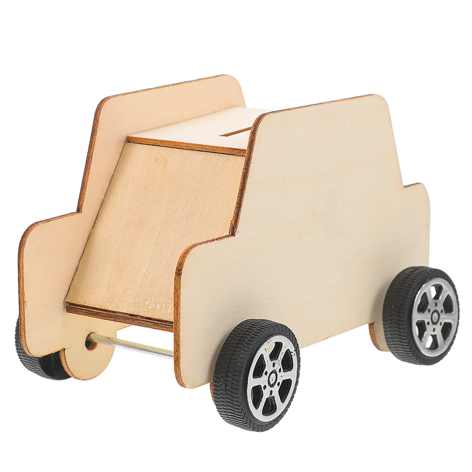 5Pcs Wooden Car Shape Piggy Banks DIY Unfinished Kids Coin Saving Containers Money Boxes Craft Kids Bank Wooden Piggy Bank