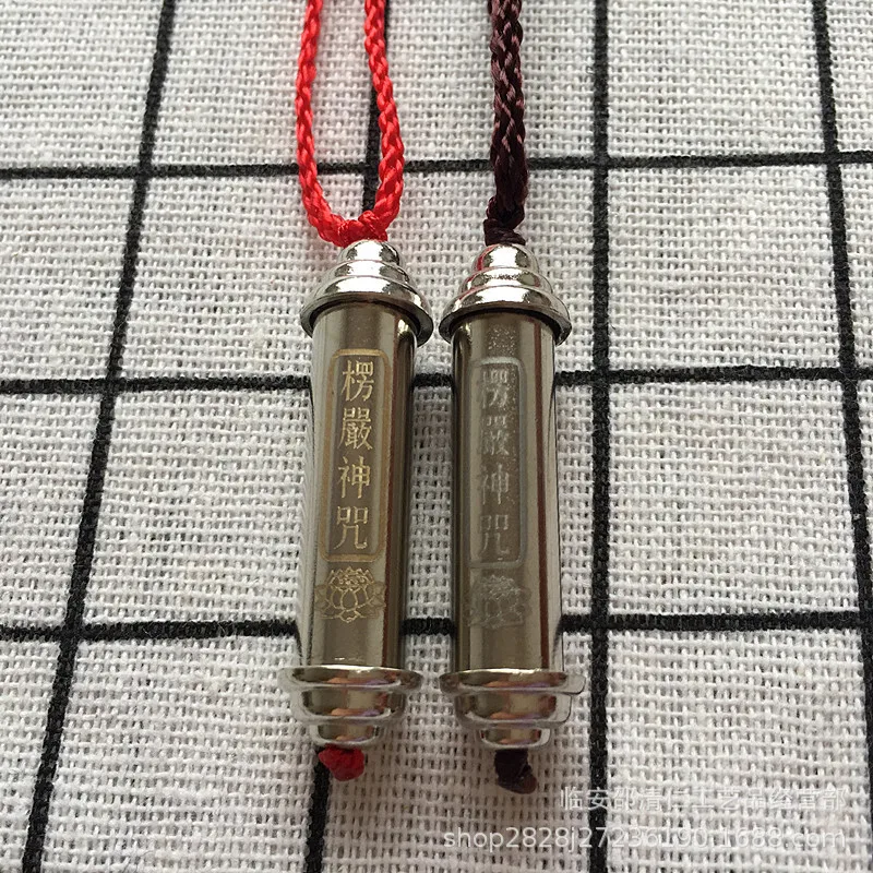 Ling Yan Pendant  Steel Stainless Steel Metal Pendant Necklace Scripture Pendant