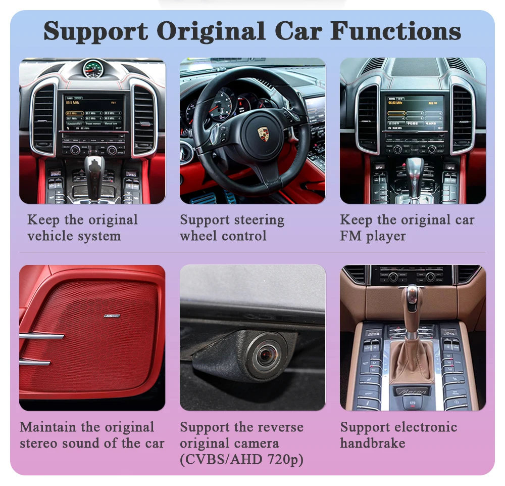 AUTOTOP Linux Wireless CarPlay Interface Box für Porsche PCM 3.1 2011-2016 Panamera Cayenne Cayman Macan Boxster (911 991 718) – Detail 9