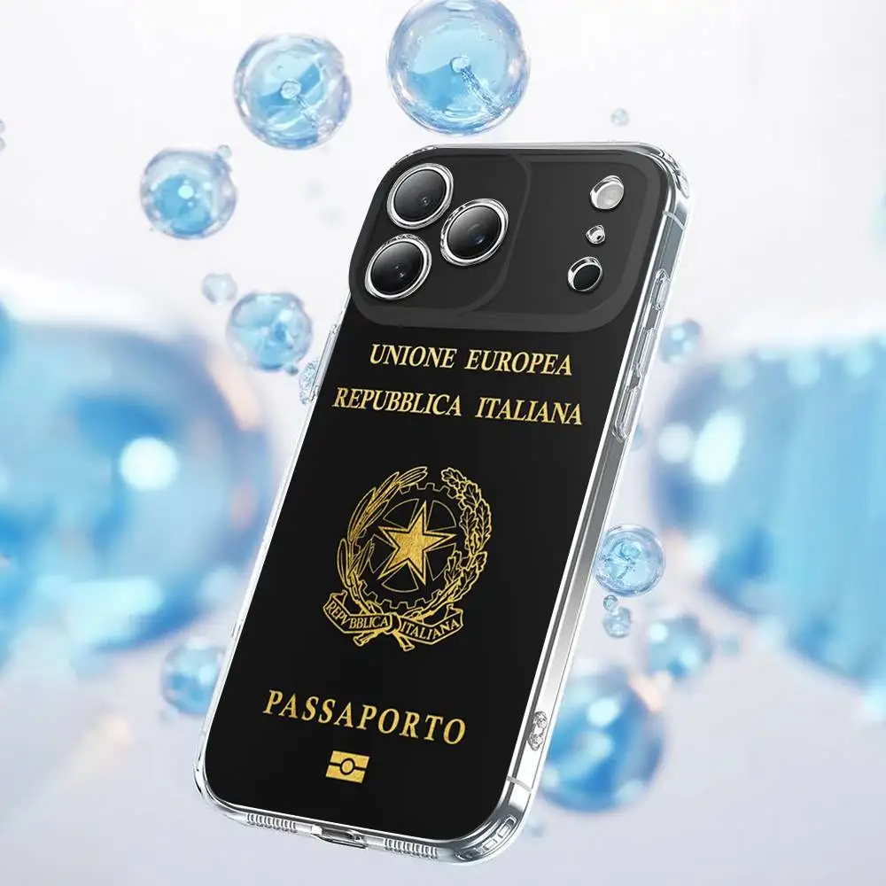 Albania Italy Turkey Sandzak Lebanon Morocco Passport Phone Case For iPhone 17,16,15,14,13,12,11,Plus,Pro,Max,Plus,E,Air,Mini