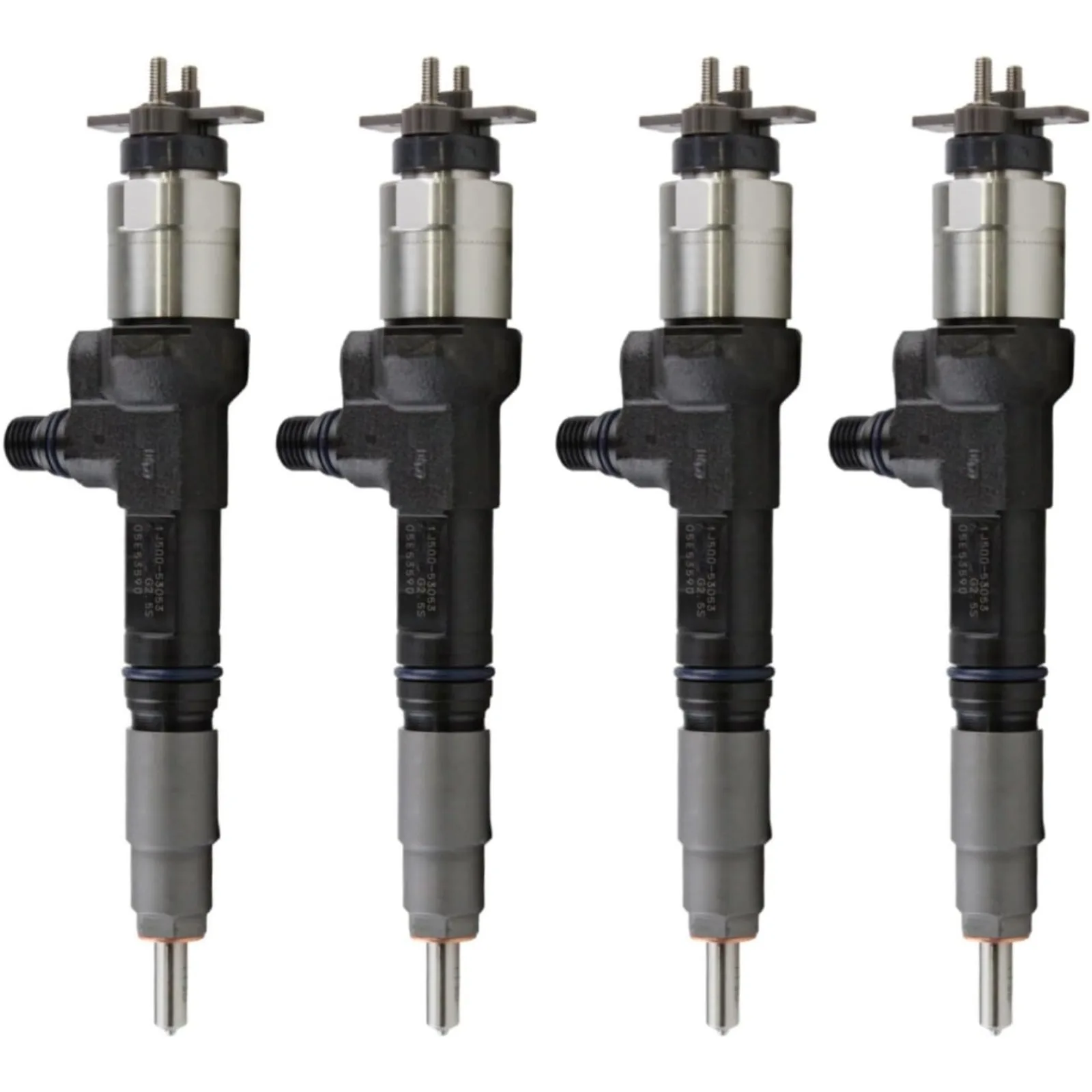 4PCS Fuel Injector 1J500-53053 1J50053053 For Kubota V3800 V3800T Engine SVL90-2 SVL90-2C Loader M8560 M9960 M100GXDTC Tractor
