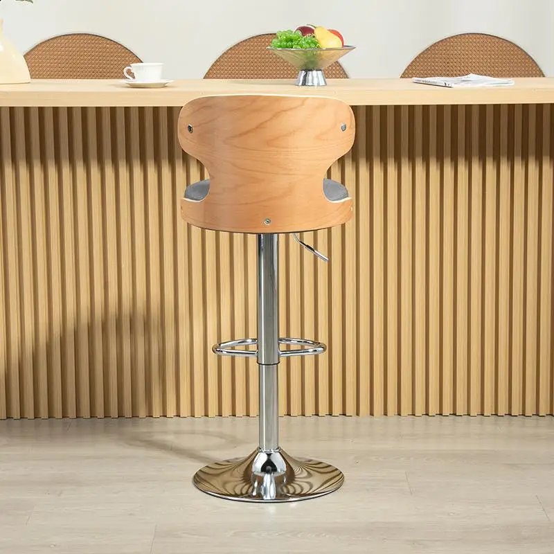 

Metal Modern Bar Stools Luxury Reception Desks Living Room Barstools Designer Adjustable With Back Cadeira Trendy Furniture