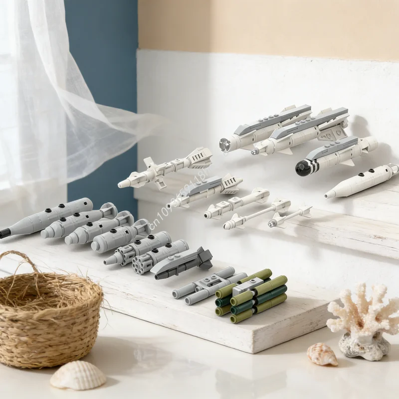 

326pcs MOC Creator Eastern Aircraft Weapons Model Building Blocks Assemble Architecture DIY Creative Christmas Gift Toys Idea