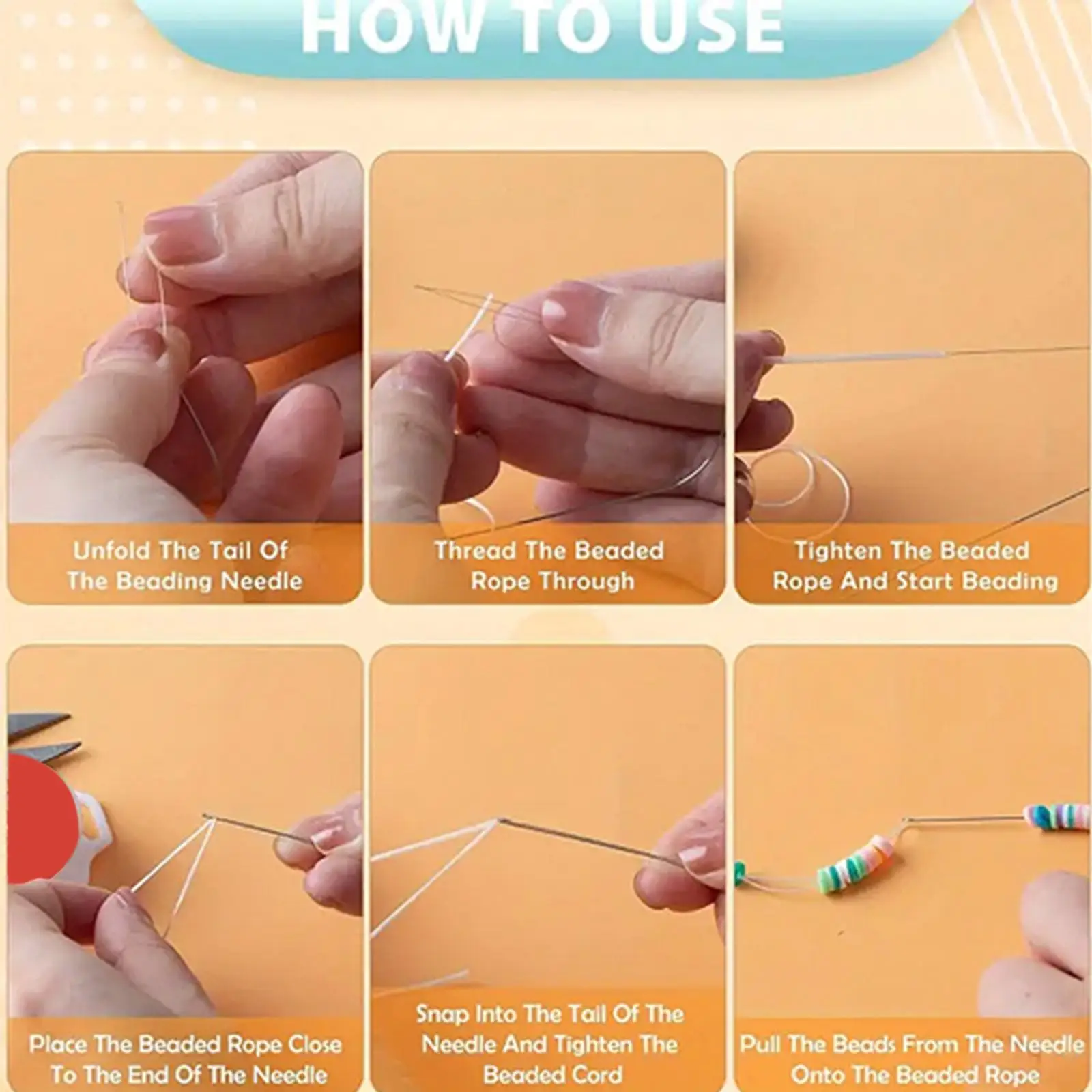 Curved Beading Pin Bead Pin Metal Women Adult Curved Pin Crafts for Glass Beads Jewelry Making DIY Necklaces Supplies