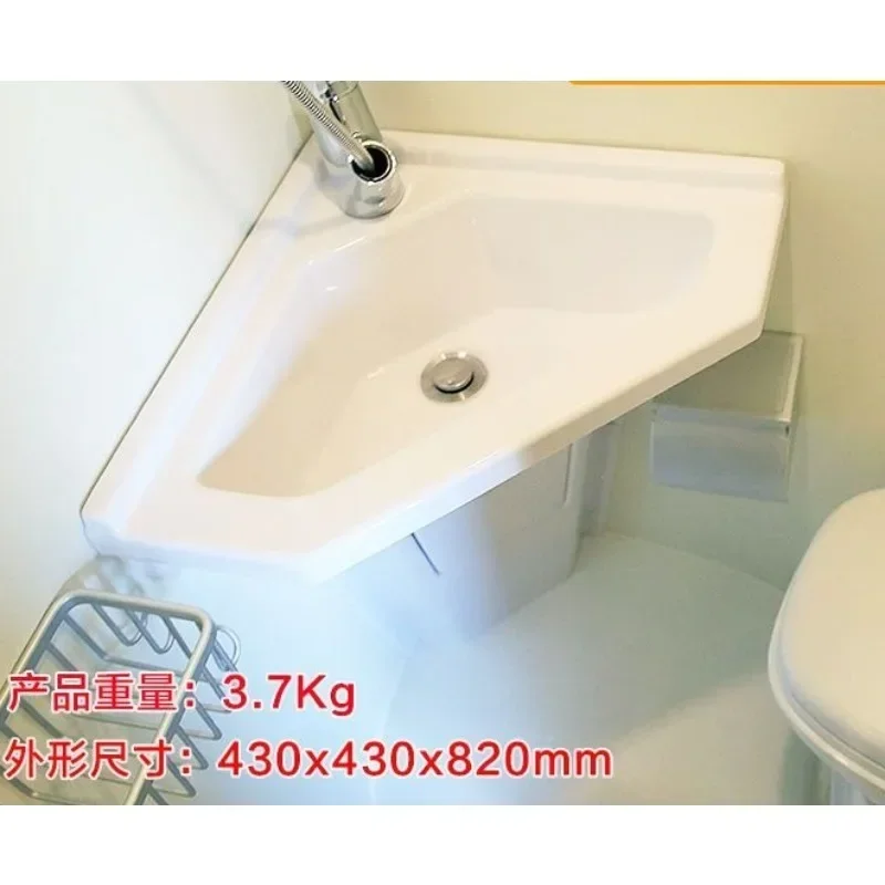 Bathroom triangular basin wash basin washbasin, plastic parts