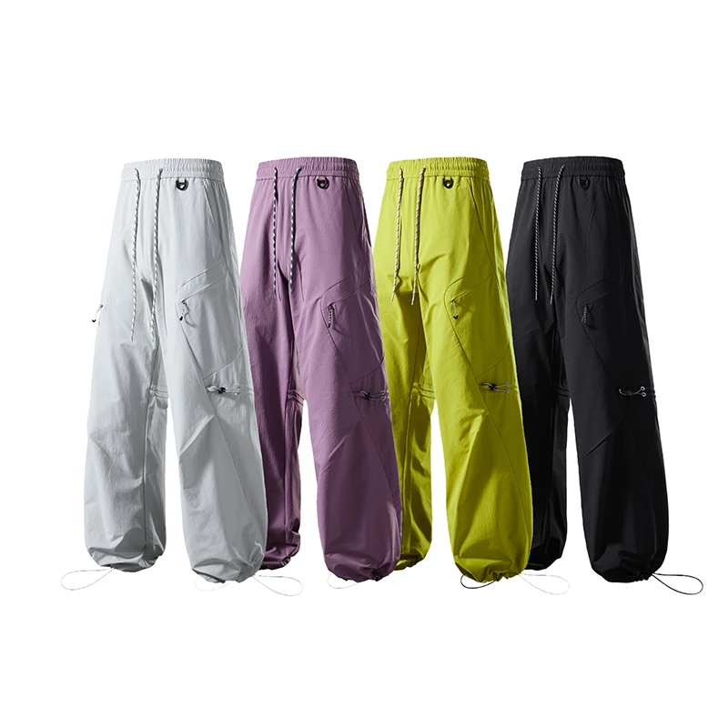 VeraPath Spring/Summer Collection Outdoor Functional Straight Pants Men's and Women's Loose Workwear Casual Wide Leg Long Pants